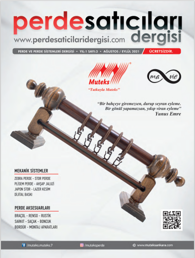 Perde Dergisi 3. Sayı Ağustos-Eylül 2021 
