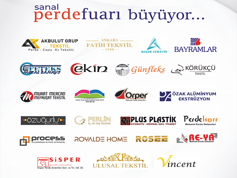 Sanal Perde ve Ev Tekstili Fuarı Büyüyor.
