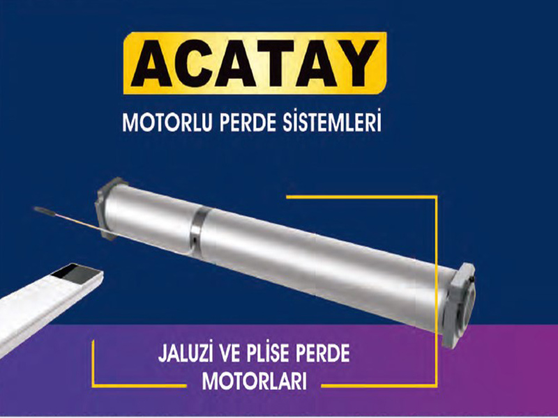Jaluzi ve Plise Perde Motorları