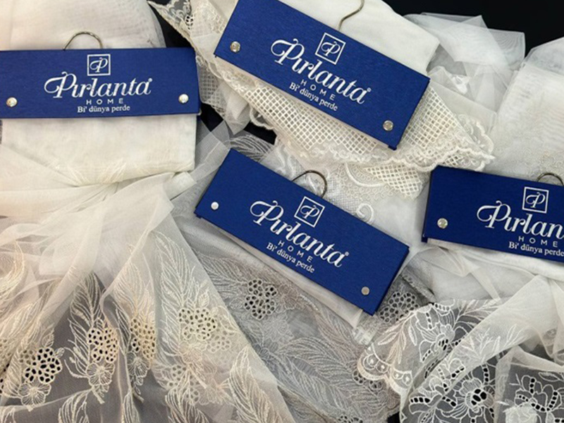 Pırlanta Home Yeni Tül - Fon Kartela Seti ile Hizmetinizde.